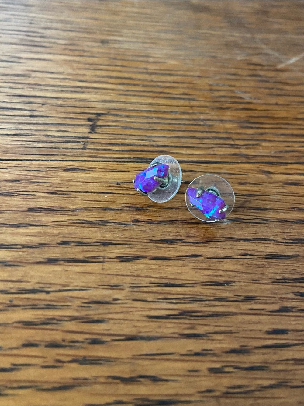 Kendra Scott Purple Iridescent Stud Earrings - Women Jewelry